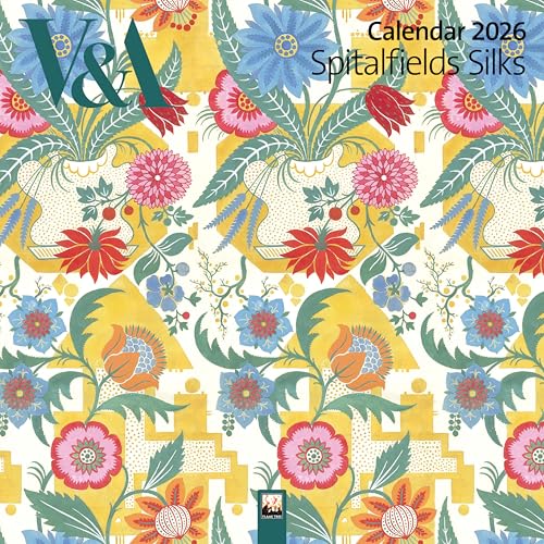 V&A: Spitalfields Silks Wall Calendar 2026 (Art Calendar)