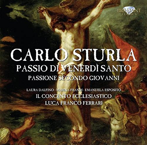 CD cover depicting the crucifixion of Jesus, with text and performers listed.