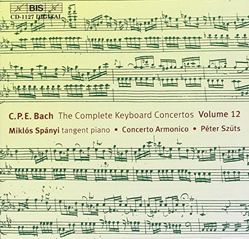 Concerto Armonico - Cpe Bach / Cpt Keyboard Concs - Vol. 12 [CD]