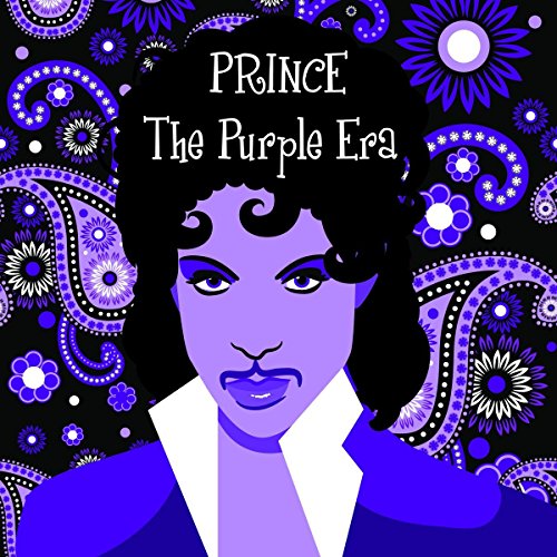 Prince album cover: purple paisley background, stylized portrait of Prince.
