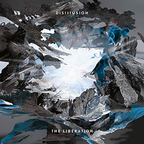 Album cover for “Disillusion - The Liberation” with abstract, fractured imagery.