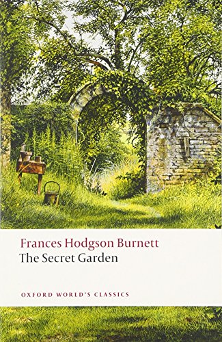 Book cover showing a stone archway in a lush, green garden with text below.