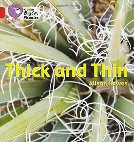 Thick and Thin: A photographic book that contrasts thick and thin things (Collins Big Cat Phonics): Red B/Band 2B