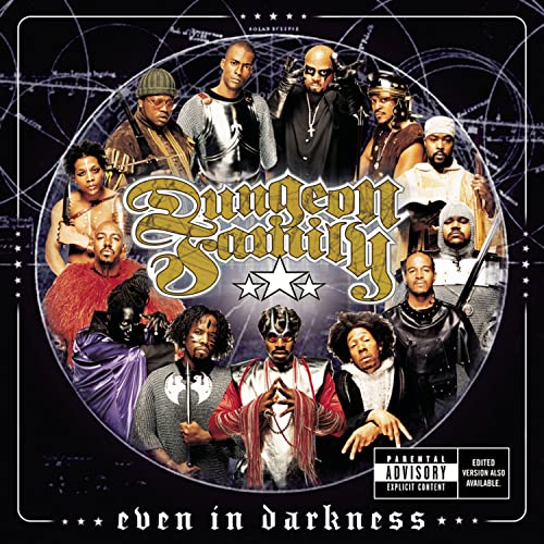 Dungeon Family album cover, group portrait with fantasy and hip-hop styling.