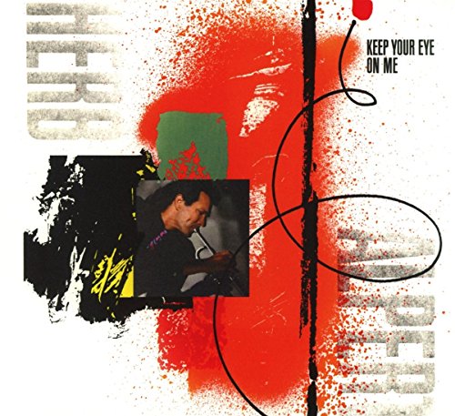 CD cover: Herb Alpert portrait with abstract red, black, and green design.