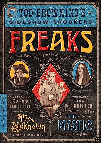 Tod Browning's Sideshow Shockers: Freaks / The Unknown / The Mystic [DVD]
