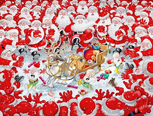 1000 Piece Jigsaw Puzzle - Christmas Scramble by Mike Jupp -1000 Piece Jigsaw Puzzles for Adults - Hardest Jigsaw Puzzle, Festive Puzzle, Present