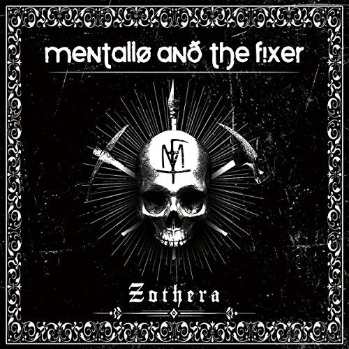 CD cover for "Zothera" by Mentallo & The Fixer, featuring a skull design.