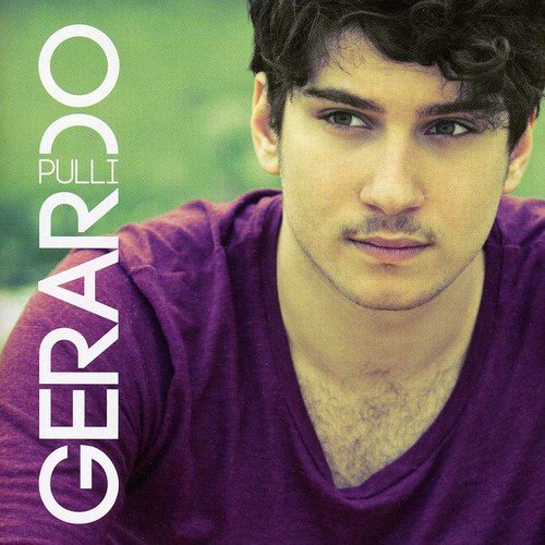 CD cover featuring a portrait of singer Gerardo Pulli in purple tones.