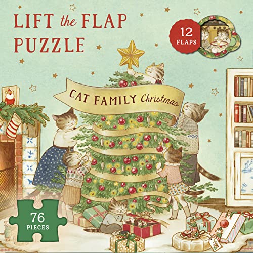 Cat Family Christmas Lift-the-Flap Puzzle : Count down to Christmas: 12 flaps: 76 pieces Volume 2