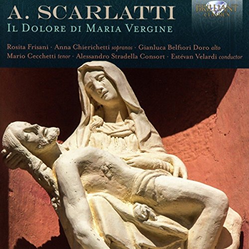 CD cover depicting a stone sculpture of the Virgin Mary mourning Jesus.