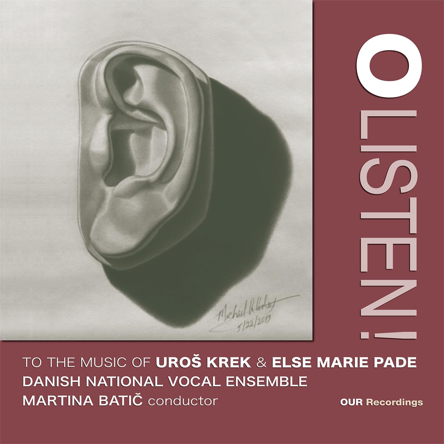 Danish Nat Vocal Ens/batic - Krek/pade - O Listen [CD]