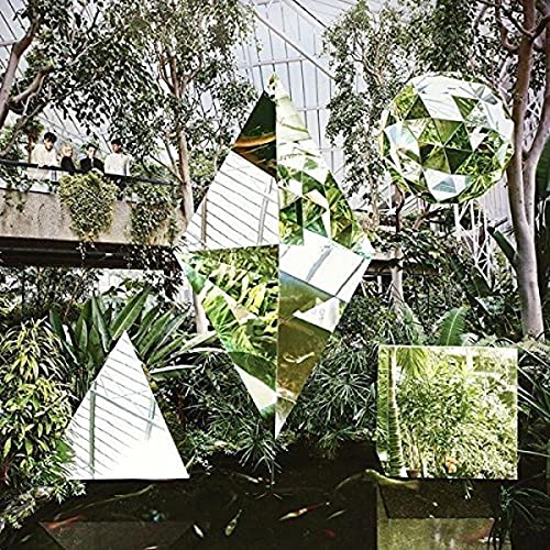 CD cover for Clean Bandit’s “New Eyes” featuring geometric shapes and greenery.