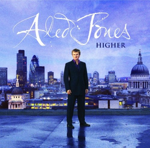 Aled Jones album cover, featuring the artist in front of London skyline.