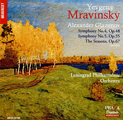 Leningrad Philharmonic & Mravinsky - Glazunov: Symphonies Nos 4 & 5, The Seasons [excerpts] [CD]