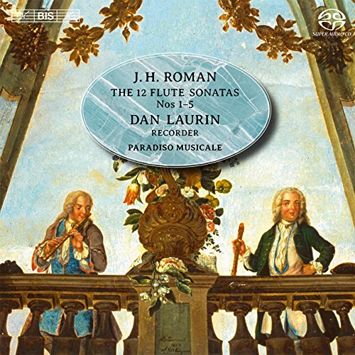 Laurin/paradiso Musicale - Roman: 12 Flute Sonatas 1-5 [CD]