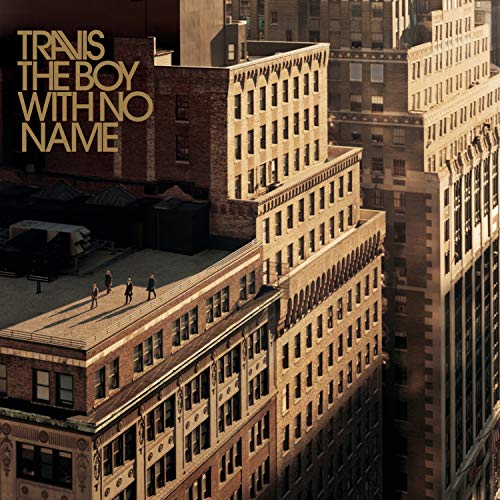 Album cover for Travis’ “Boy With No Name” featuring a cityscape.