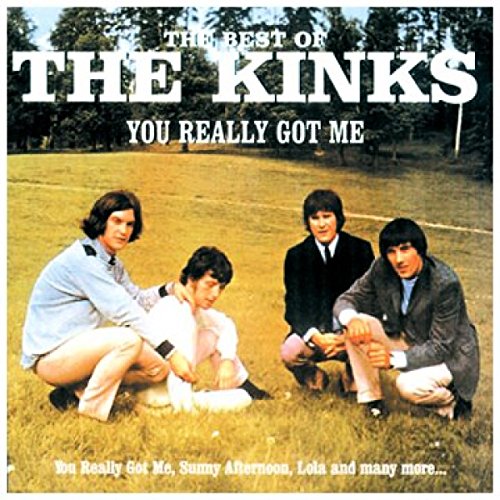 The Kinks album cover featuring four men in a grassy field.