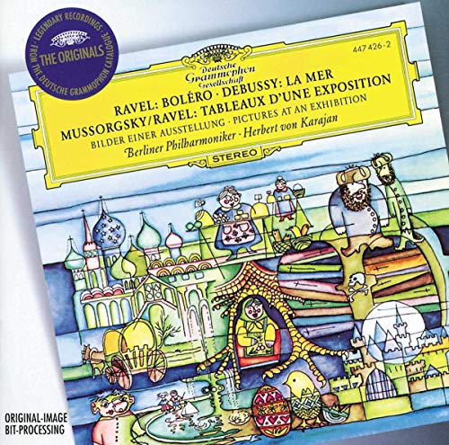 Berliner Philharmoniker Herbert Karajan - Ravel: Boléro / Debussy: La Mer / Mussorgsky: Pictures at an Exhibition (DG The Originals) [CD]