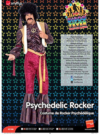 Smiffys 70s Psychedelic Rocker Costume