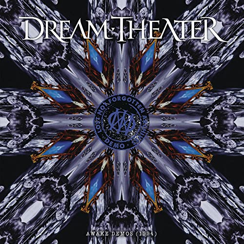 Dream Theater “Lost Not Forgotten” CD cover with a symmetrical, abstract design.