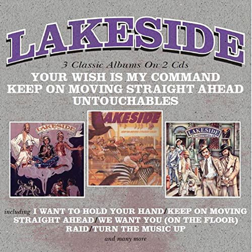 Lakeside triple album CD cover with band imagery and album art.