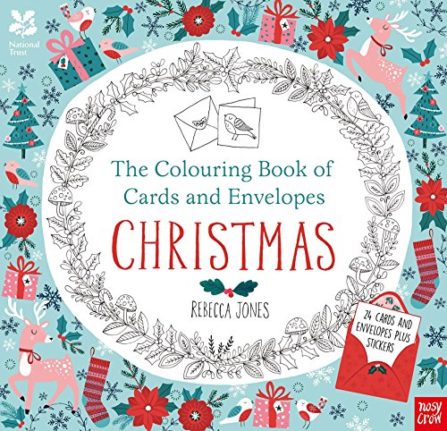 National Trust: The Colouring Book of Cards and Envelopes - Christmas (Colouring Cards and Envelopes Series)
