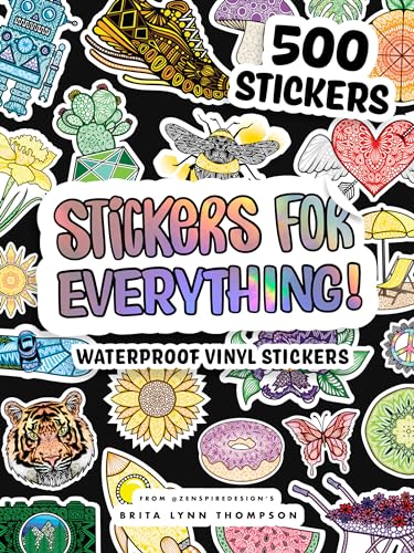 Stickers for Days: 200+ Waterproof Stickers for Decorating Laptops