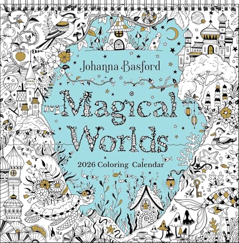 Johanna Basford's 2026 Coloring Wall Calendar