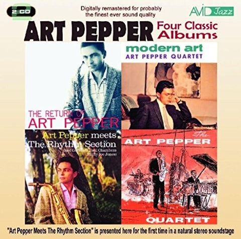 Art Pepper - Four Classic Albums (The Return Of Art Pepper / Modern Art / Art Pepper Meets The Rhythm Section / The Art Pepper Quartet) [CD]