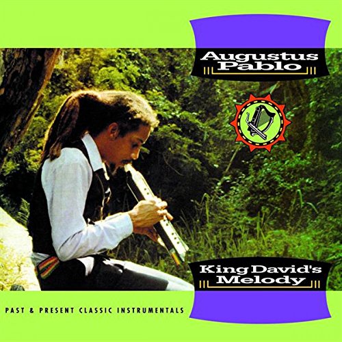 Album cover featuring Augustus Pablo playing a flute, with blue and purple design.