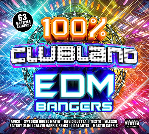 100% Edm Bangers - 100% Clubland EDM Bangers [CD]
