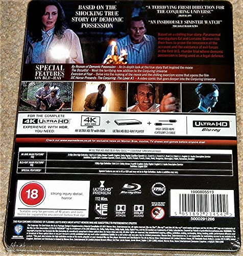 Conjuring The: Tdmmdi Stlbk Uhd  [BLU-RAY]