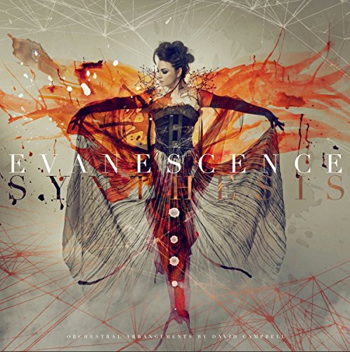 Evanescence "Synthesis" vinyl album cover with watercolor-style art of a woman.