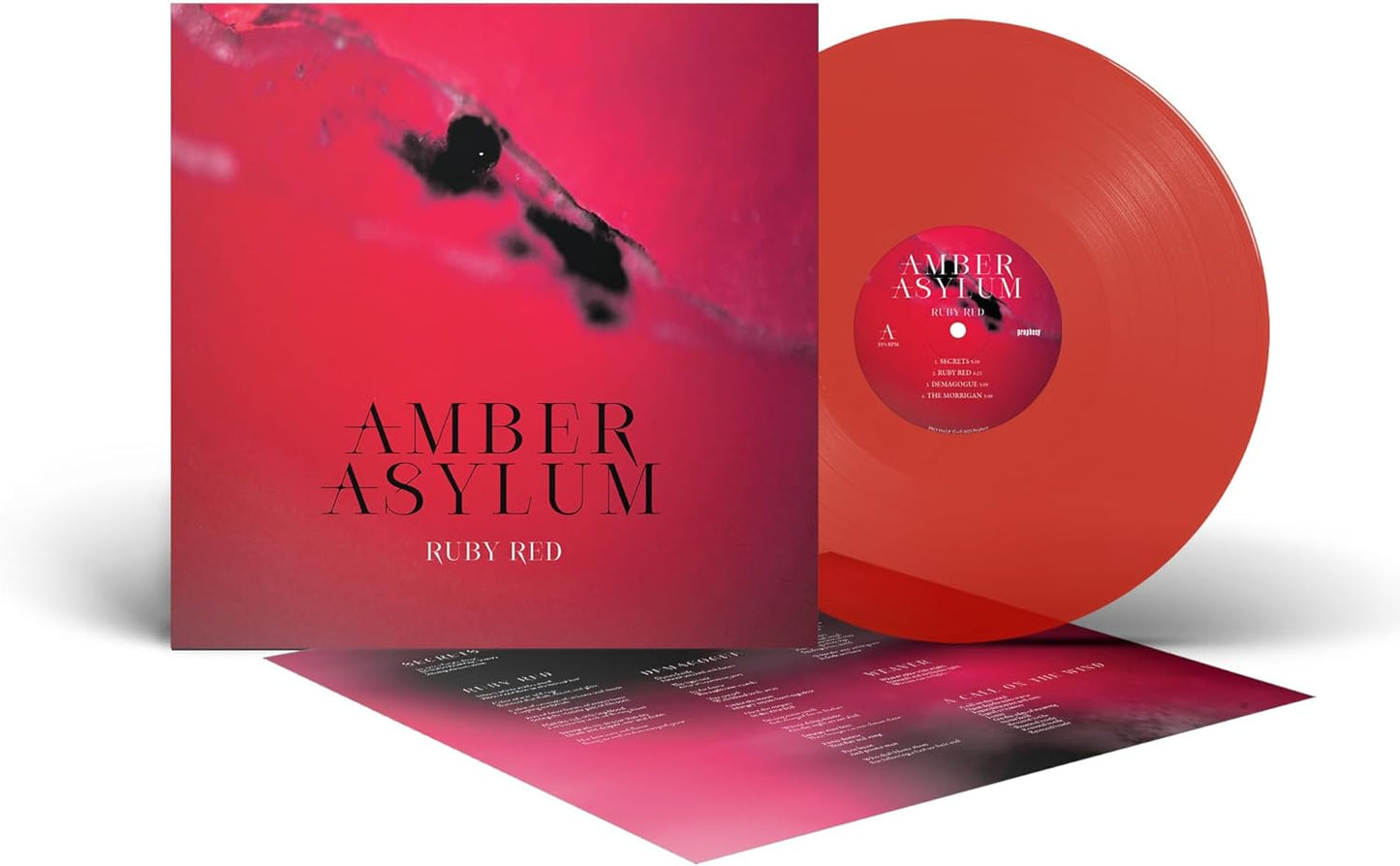Amber Asylum - Ruby Red (transparent Red) [VINYL]