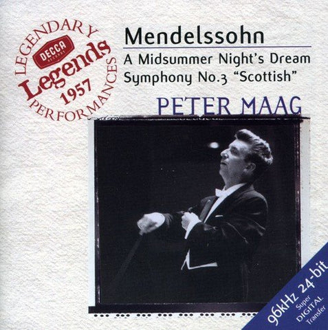 Various - Mendelssohn: Symphony No.3 / A Midsummer Nights Dream [CD]