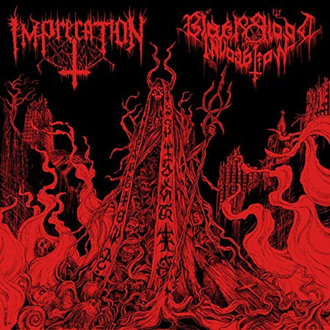 Imprecation / Black Blood Invocation - Diabolical Flames Of The Ascended Plague [VINYL]