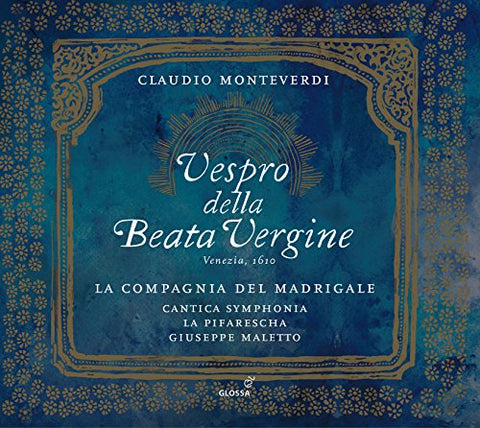 La Compagnia del Madrigale; Cantica Symphonia; La Pifarescha; Giuseppe Maletto - Claudio Monteverdi - Vespro della Beata Vergine 1610 [CD]