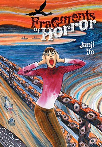 Dark horror manga collection with grotesque illustrations and eerie atmosphere, Junji Ito's artwork featured.