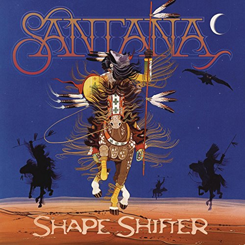 Santana’s “Shape Shifter” CD cover: a Native American rider on horseback.