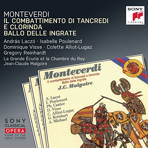 CD cover for Monteverdi’s “Il Combattimento Di Tancredi E Clorinda” by Malgoire.