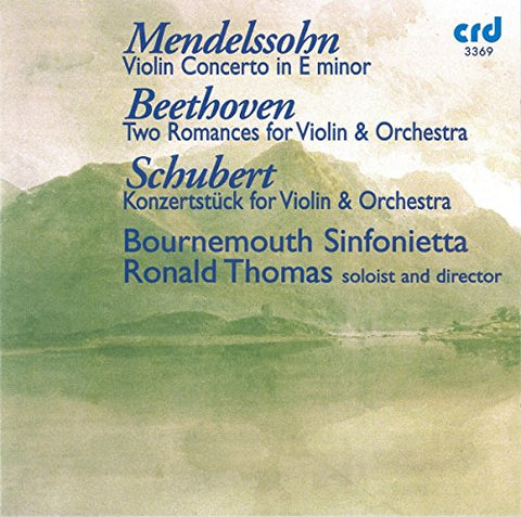 Bournemouth Sinfonietta - Beethoven / Mendelssohn / Schubert: Romances / Violin Concerto / Konzertstuck [CD]