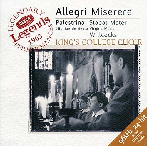 The Choir of King's College, Cambridge David Willcocks - Allegri: Miserere / Palestrina: Stabat Mater [CD]