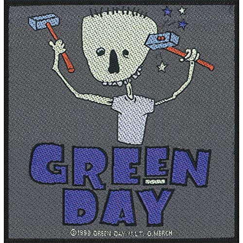 Green Day Hammer Face Grey Patch