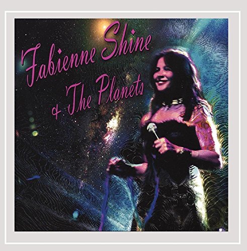 CD cover featuring singer Fabienne Shine against a starry, galactic background.