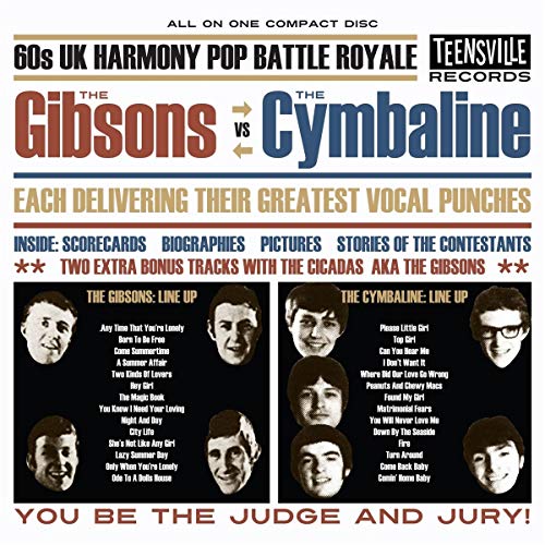 The Gibsons Vs The Cymbaline - 60s Uk Harmony Pop Battle Royale [CD]