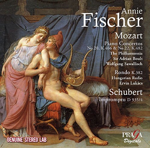 Annie Fischer - Mozart: Piano Concertos No. 20 K466, No. 22, K482, Rondo K382; Schubert: Impromptu D935/4 [CD]