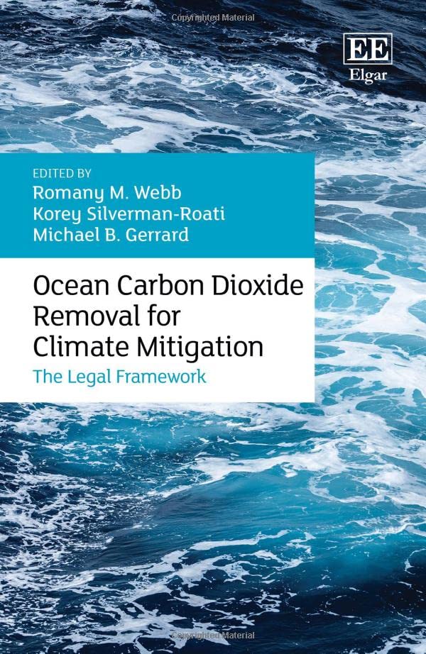 Ocean Carbon Dioxide Removal for Climate Mitigation: The Legal Framework