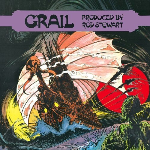 Album cover art showing a dark, ornate ship sailing on water before a red sun.