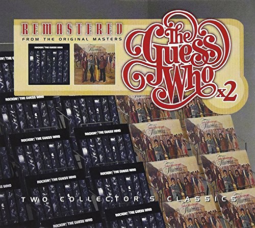 CD cover for The Guess Who’s “Rockin’/Flavours” remastered double album.